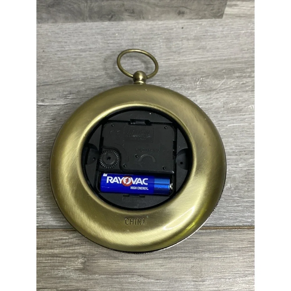 Vintage Circular Hanging Small Wall Clock‎ Working